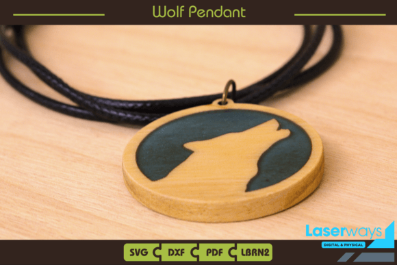 Download Wolf Pendant - Earrings, Digital File - Earrings Collection