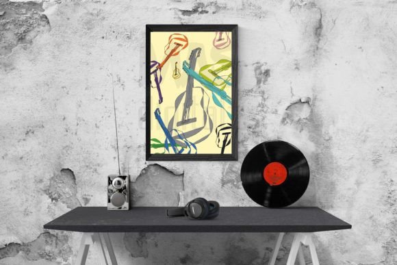 Download Acoustic Guitar Wall Art Collage Print - Guitar wall art Collection